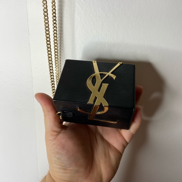 YSL cigarette box chain crossbody bag - Picture 2 of 6